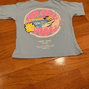 Zara Kids Côte d'Azur Vibes Blue T-Shirt